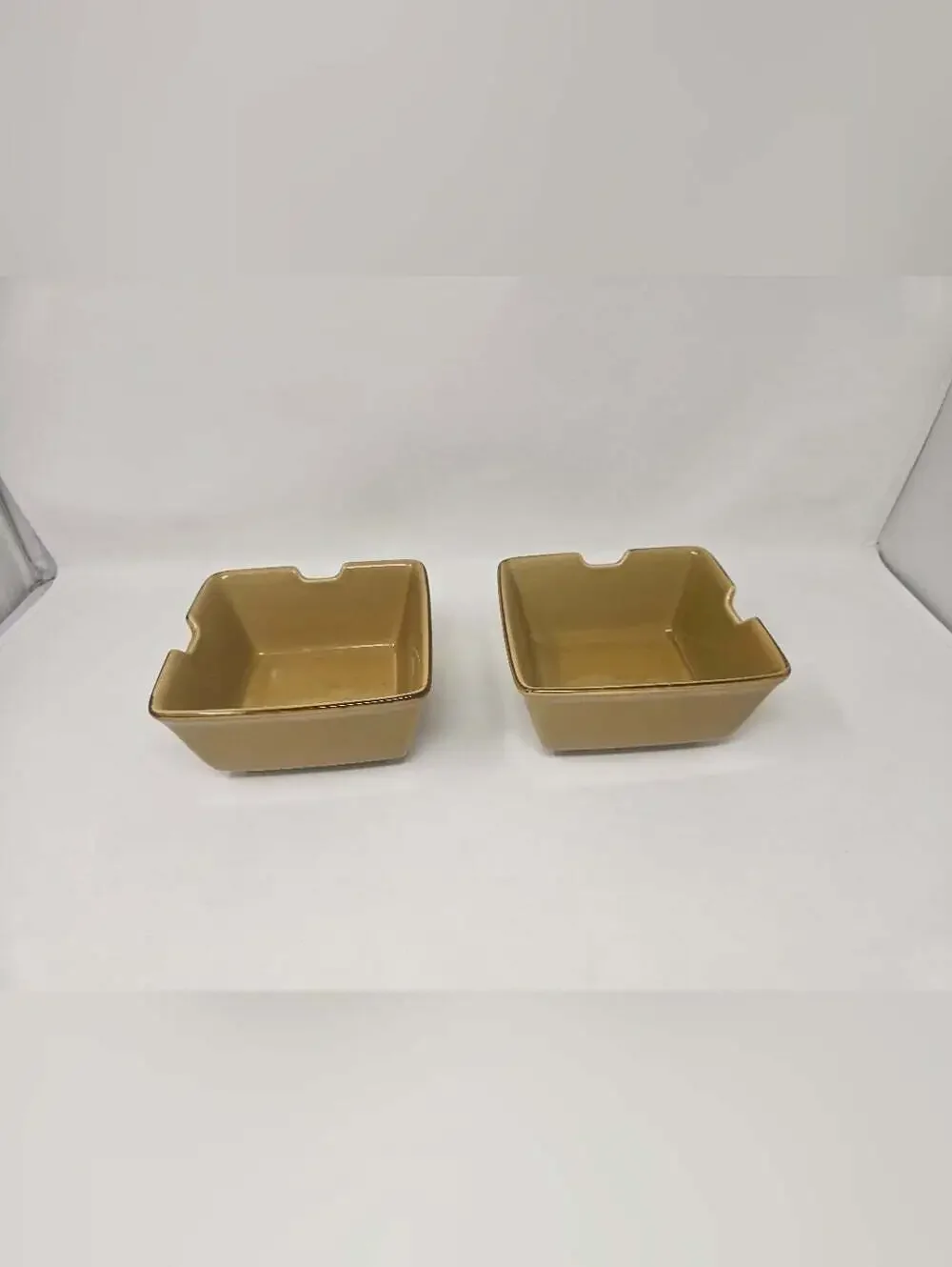 Pottery Barn Asian Square Noodle Soup Bowls Set of 2 Made in Japan 6